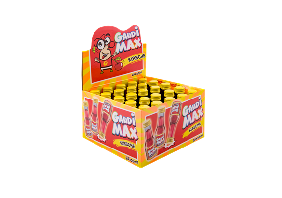 Gaudi Max Kirsche 17% Vol. 25x20ml