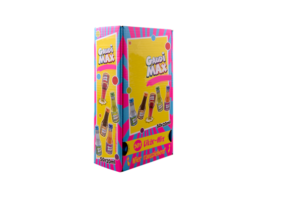 Gaudi Max Party-Box 16/17% Vol. 50x20ml