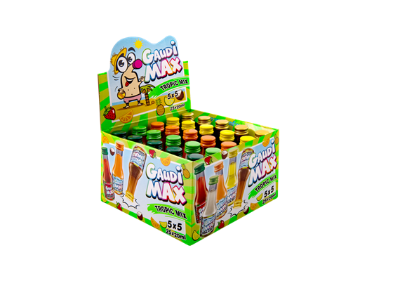 Gaudi Max Tropic Mix 15/16/17/18% Vol. 25x20ml