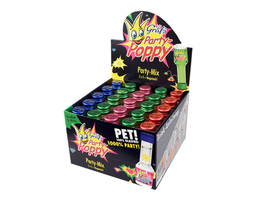 PET-Party-Poppy Mix 16-20% Vol. 25x20ml