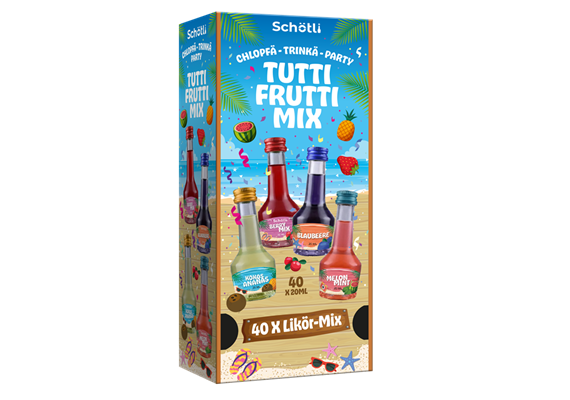 Schötli, TUTTI FRUTTI Mix 15-16% Vol. 40x20ml